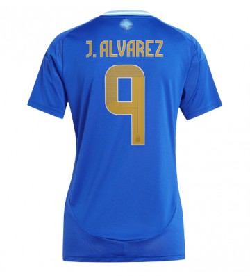 Argentina Julian Alvarez #9 Bortatröja Dam Copa America 2024 Kortärmad
